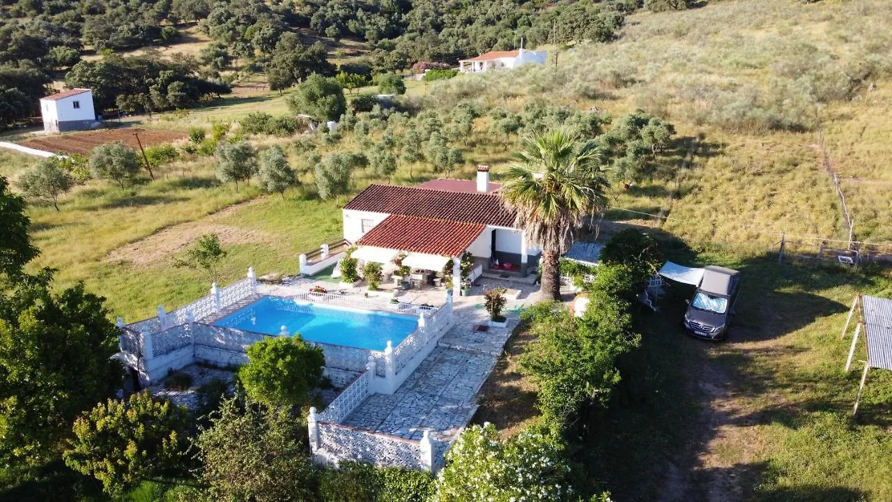 Comfortable Villa With Mountain View In Aroche + Private Pool